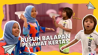 Challenge Balapan Pesawat Kertas VS Qahtan Halilintar, Tiba-tiba Rusuh!