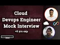 Excellent Cloud DevOps Engineer Mock Interview - Azure CICD Pipelines Kubernetes Mentorship tips