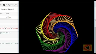 Make a spiral art using python and turtle