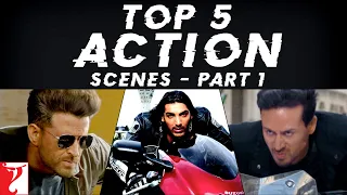 top 5 action scenes part 1 bike chase sequences hrithik tiger salman aamir john abhishek