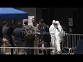 Suspect in custody after starting fire outside New York federal building FBI says