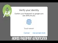 How to Make a Fingerprint Authentication System in Android Studio and Java part-1