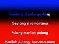 Download Lagu Geylang si paku geylang (Malay folk song) sing-along with lyrics
