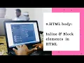 HTML Tutorialsl Inline Block elements in html Web Development Tutorial