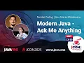 Modern Java - Ask Me Anything Nicolai Parlog Ana Maria Mihalceanu EN