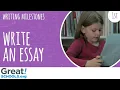 Can your 1st grader write a simple essay - Milestones from GreatSchools