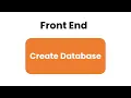 Create Database Window Modern Tkinter GUI Advanced College Management System