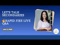 Let s Talk About Secondary Essays