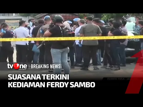 [BREAKING NEWS] Rumah Irjen Sambo Dipasangi Garis Polisi