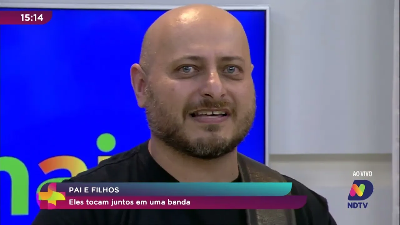 Pai e Filhos: eles tocam juntos em uma banda