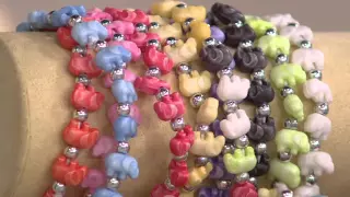 Trrtlz Set of 10 Stretch Animal Bracelets on QVC