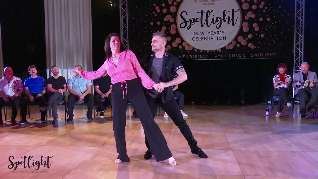 Spotlight New Year's Celebration 2023 Masters Open Jack & Jill - Ilya Obshadko & Joy Stachura
