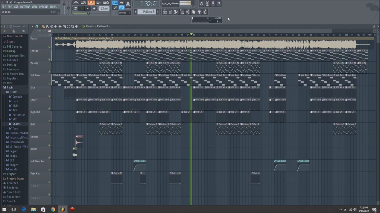 Post Malone - Congratulations (Axiial FL Studio Remake) Post Malone - Congratulations (Axiial FL Studio Remake)