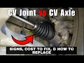 Signs of bad CV joint vs CV axle symptoms Easy Diagnoses Fix for CV Joint and axle