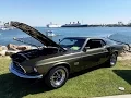 1969 Boss 429 Mustang in Black Jade at Ponies at the Pike 2016 Mustang Connection