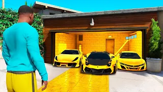COLECIONANDO SUPER CARROS DE OURO NO GTA 5