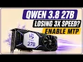 This Made Qwen 3 8 27B 3 Faster Same GPU