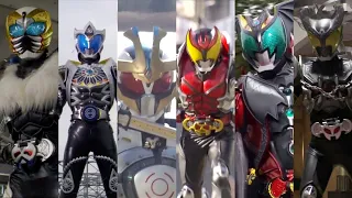 kamen rider kiva each riders henshin transformation