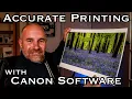 PRINTING TUTORIAL - Accurate prints with Canon s Pro Print Layout Software