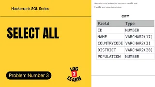 Select All SQL - SQL SELECT HackerRank Day 3