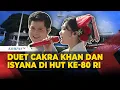 Download Lagu Pakai Busana Adat, Duet Cakra Khan dan Isyana Memukau Istana Merdeka