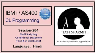 if and fi statement in shell script Conditional statement in shell script shell scripting ibmi