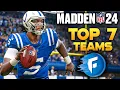 Madden 24 - Top 7 Teams for Franchise Mode Rebuilding