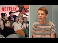 The Cast of Cobra Kai React to Their Audition Tapes Cobra Kai Season 6 Netflix