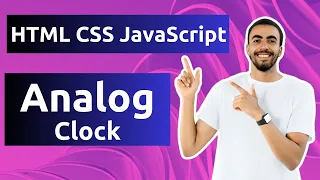 Build a Realistic Analog Clock with HTML CSS and JavaScript from Scratch