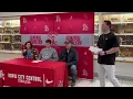 RC Central head coach Brandon Colpitts introduces Augustana commit Ben Paepke