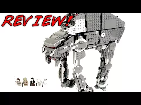 Download MP3 LEGO Star Wars 75189 FIRST ORDER HEAVY ASSAULT WALKER Review! |  The Last Jedi 2017 Set! | NEW Rey!