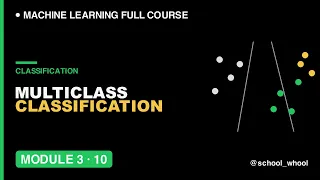 M3L10 Multiclass Classification Explained One-vs-Rest Softmax Machine Learning free course