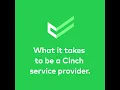 What it Takes to be a Cinch Service Provider