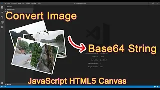 JavaScript - Convert Image to Base64 String using HTML5 Canvas Approach
