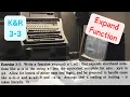 The C Programming Language K R 3-3 Solution