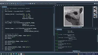 Python Spatial Domain Image Filter Image Blurring and Sharpening in Python