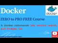 6 Docker commands - info search pull images run Docker Zero to Pro The Ultimate Free Course