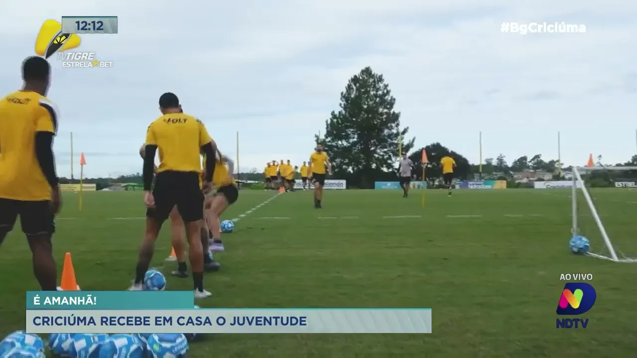 Criciúma entra em campo nesta quinta-feira