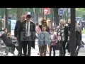 Victoria Beckham kissing her son Goodbye in Paris SO CUTE