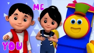pronoun song learning street with bob the train nursery rhymes and videos for babies by kids tv