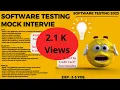 Software Testing Mock Interview Skills Java Selenium Test NG Manual Software Testing Zone