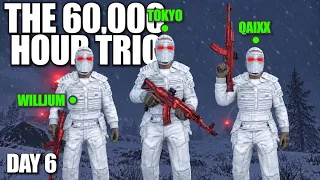 How a 60,000 Hour Trio Plays in a Clan Infested Server in Rust... Ft Qaixx + Willjum