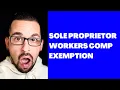 What is the Sole Proprietor Workers Comp Waiver