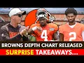 Cleveland Browns Release SURPRISING Depth Chart Ahead Of NFL Preseason Week 1 vs Bears