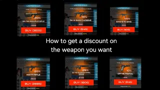How to get a discount on the weapon you want in SWBS