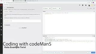Codewars 8 kyu Kata Example Twist JavaScript
