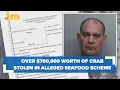 Thief accused of posing as Safeway employees to steal over 700 000 in crab