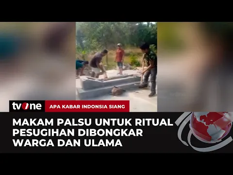 Warga & Ulama di Citepus Bongkar Makam Palsu yang Dijadikan Praktek Pesugihan