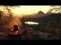 Day 4: Morning Coffee in the Mountains – Sunrise by the Campfire | The Living Nomad ☕️🔥🌄