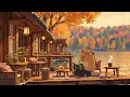 Download Lagu Sunset by the Lake ☕ Smooth Lofi Background Music 🍁 Lofi Deep Focus to study/work/relax